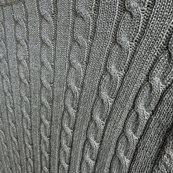 Ralph Lauren Gray V-Neck Sweater - Picture 5 of 6